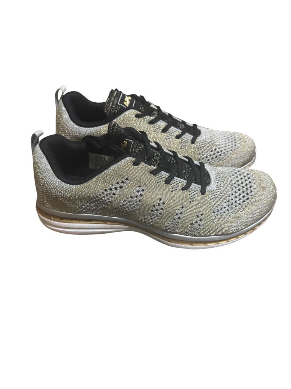 APL Techloom Pro Mens Running Shoes Gold/Silver Size 11.5 US‎  Propelium